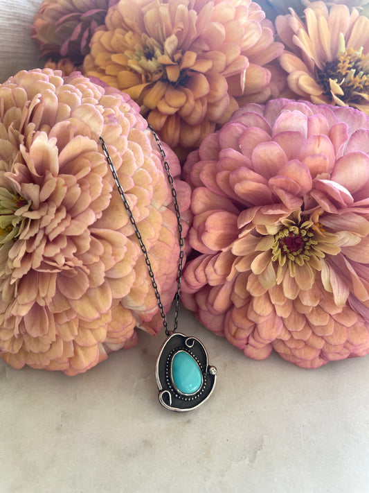 Kingman Turquoise Kismet Necklace