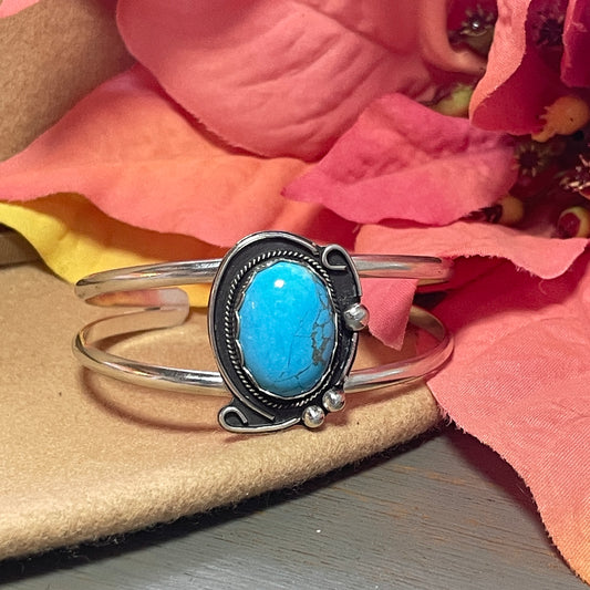 Blue Gem Cuff